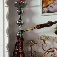 قلیان برنجی آبکاری طلا و کروم|صنایع دستی و سایر لوازم تزئینی|امیرکلا, |دیوار