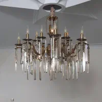 لوستر آب طلا برنجی