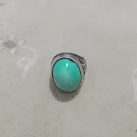 انگشتر فیروزه کهنه سایز ۶۴|جواهرات|تویسرکان, |دیوار