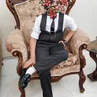 کت وشلوار تازه رنگ نوک مدادی مخصوص جشن و مراسم