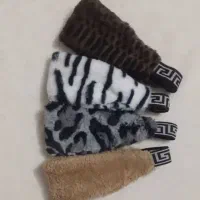 هد هدبند خز خز پلنگی کلاه هم تک و هم عمده