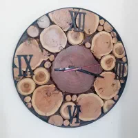 ساعت دیواری چوبی اصل