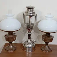 چراغ زنبوری گردسوز قدیمی ساعت پنکه گرام