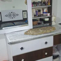 تخت و دراور میزآرایش|تخت و سرویس خواب|رشت, پیرکلاچای|دیوار