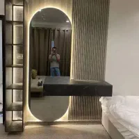 آینه ساده و سند بلاست بک لایت (فروشگاه طنین بانو)