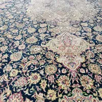 دو عدد فرش ماشینی ۱۲۰۰ شانه در حد نو بسیار تمیز|فرش|مراغه, |دیوار