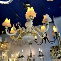 لوستر با پایین تر قیمت بازار گالری روشنا|لوستر و چراغ آویز|مشهد, ولیعصر (شهرک غرب)|دیوار