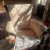 مبل سلطنتی|مبلمان خانگی و میز عسلی|کاشان, عربها|دیوار