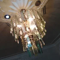 ۲ عدد لوستر کریستالی|لوستر و چراغ آویز|مشهد, کوی پلیس|دیوار