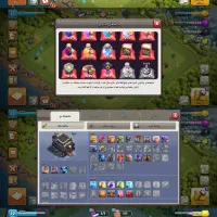 2 عدد اکانت کلش اف کلنز فول مکس با کلن