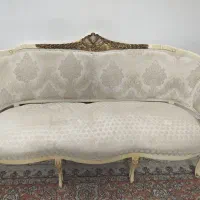 مبل ۹نفره سفیدطلایی|حراج|خواف, |دیوار