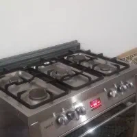 اجاق گازفردارتمام استیل پنج شعله