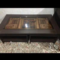 مبل سلطنتی7نفره تمیز همراه یک میز و دو میز چایخوری|مبلمان خانگی و میز عسلی|بوکان, |دیوار