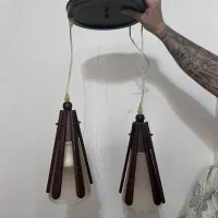 لوستر دو شاخه