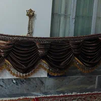 شال پرده سلطنتی پنج متری در نوراباد ممسنی|پرده، رانر، رومیزی|نورآباد ممسنی, |دیوار