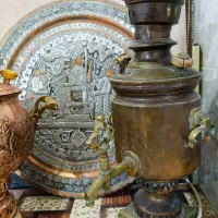 دوعددسماور.مخصوص(میزیلدا)|کلکسیون اشیاء عتیقه|یزد, |دیوار