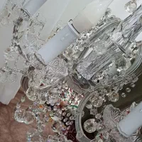 ۳ عدد لوستر کریستالی سالم، قیمت مناسب