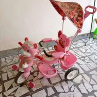 سه چرخه بچگانه ، دخترانه در حد نو