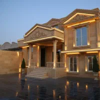 طراحی نمای ساختمان رومی کلاسیک مدرن