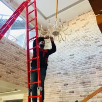 نصب لوستر تضمینی|خدمات پیشه و مهارت|گرگان, |دیوار