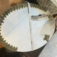 ست آینه و کنسول سلطنتی طلایی در حد نو|بوفه، ویترین، کنسول|اهواز, کوروش|دیوار