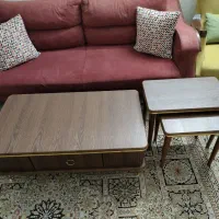 مبل راحتی ۷ نفره همراه با جلو مبلی و عسلی|مبلمان خانگی و میز عسلی|تهران, جنت‌آباد جنوبی|دیوار