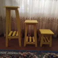 چهارپایه سه تایی ( زیر گلدانی)
