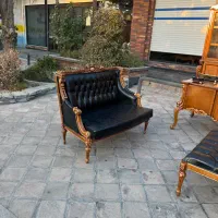 مبلمان اداری کلاسیک میزمدیریت ومبل سناتورچهاردانگه|دفتر کار|تهران, شهرک شریفی|دیوار