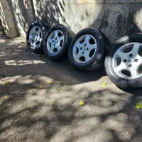 رینگ و لاستیک  پژو ۲۰۷  کویر تایر ۲۰۵/۶۰/۱۴|قطعات یدکی و لوازم جانبی|مشهد, راهنمایی|دیوار