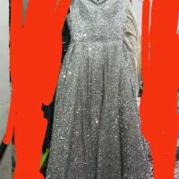 لباس مجلسی نقره ای