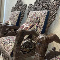 مبل دستباف و ناهارخوری دستباف و ویترین