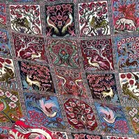 یک جفت قالی ۷ متری ساروق ریز بافت رنگ گیاهی