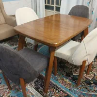 میز نهارخوری ۴نفره چستر|میز و صندلی غذاخوری|یزد, |دیوار