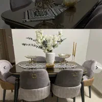 میز ناهار خوری ۶‌نفره|میز و صندلی غذاخوری|بندر گز, |دیوار