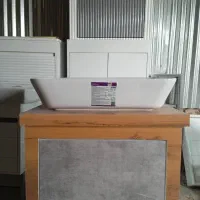 روشویی کابینتی زدآب‌پی‌وی‌سی|لوازم سرویس بهداشتی|قم, بوستان جوان|دیوار