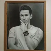 طراحی چهره|تابلو، نقاشی، عکس|قم, سالاریه|دیوار