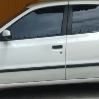 ماشین سمند سفید مدل 88