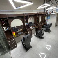 دکور ، صندلی آرایشگاه ، میز کانتر ، نیمکت ، سرشور