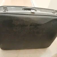 چمدان چرم مشکی قدیمی