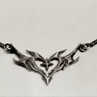 گردنبند نقره اصل با زنجیر ظریف