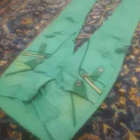 شلوار سبز طرحدار سایز ۳۰