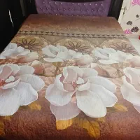 تخت دو نفره با دو کشوی بزرگ و تشک سالم برند ماهان