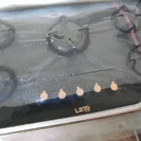 گاز شیشه‌ای پنج شعلهLETO Max