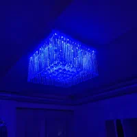 لوستر  سقفی  دوحالته(قیمت توافقی)|لوستر و چراغ آویز|تهران, اختیاریه|دیوار