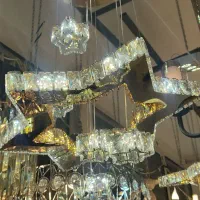 لوستر های ال ای دی جدید سه حالته زیر قیمت|لوستر و چراغ آویز|اهر, |دیوار