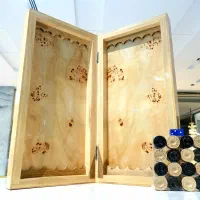 تخته نرد چوب جوش کیکوم و چوب گردو