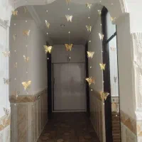 پرده فانتزی طرح پروانه|پرده، رانر، رومیزی|جیرفت, |دیوار