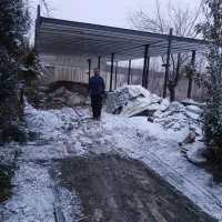 آهنگری ساخت اسکلت فلزی تیرچه کرومیت اجرای شیروانی