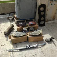 چراغ جلو عقب ۲۰۶ تاقچه ۲۰۶ اگزوز ۲۰۶