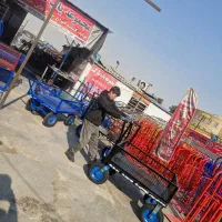 (گاری ۱۲۵در۸۵چرخشی بادی)چهار چرخ دستی حمل بار ۱۲۵